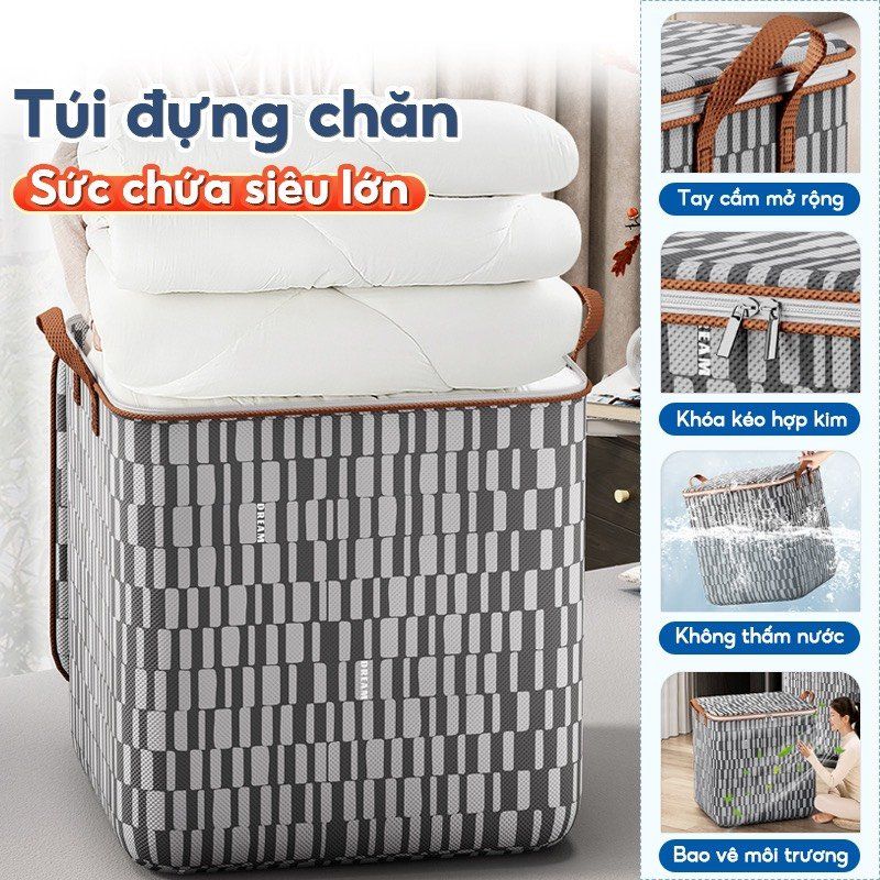 TÚI VẢI ĐỰNG CHĂN MÀN SET 3 CÁI